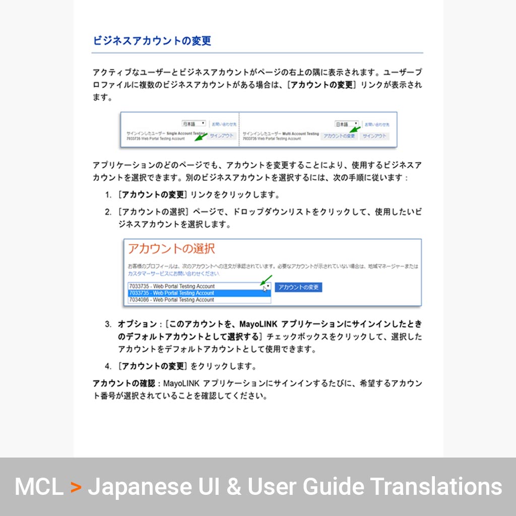 Japanese Translation Services for Mayo Clinic Laboratories